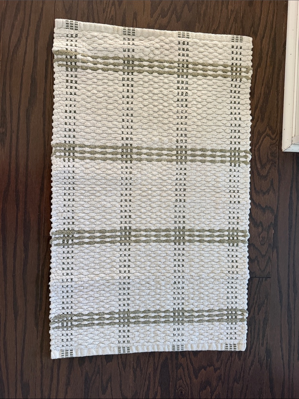 Hearth and Hand with Magnolia Plaid Bath Rug